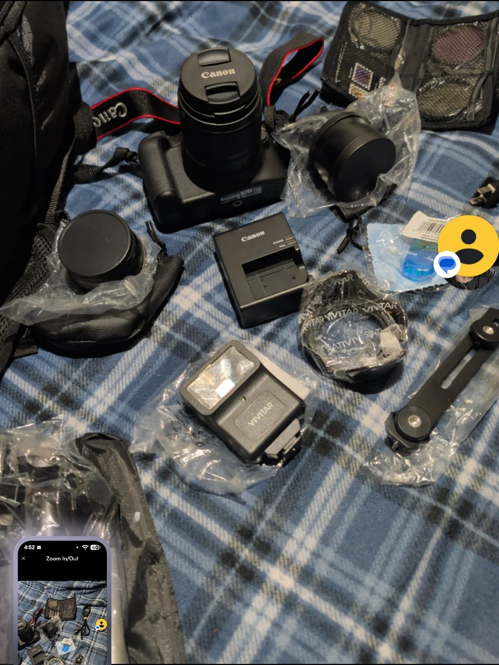 Canon EOS 4000D DSLR Camera Kit in Black